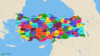 Türkiye'nin İlleri Haritası Thumbnail