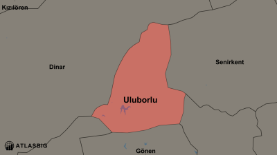 Uluborlu ve Komşu İlçeler Haritası Thumbnail