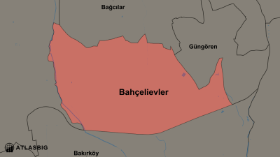 Bahçelievler ve Komşu İlçeler Haritası Thumbnail