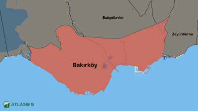 Bakırköy ve Komşu İlçeler Haritası Thumbnail