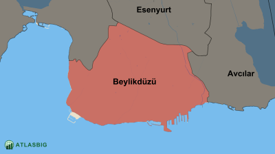 Beylikdüzü ve Komşu İlçeler Haritası Thumbnail