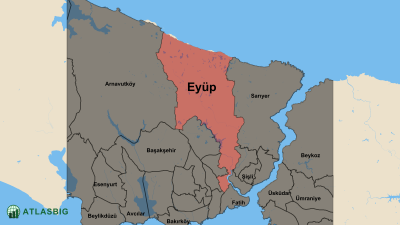 Eyüp ve Komşu İlçeler Haritası Thumbnail