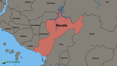 Pendik ve Komşu İlçeler Haritası Thumbnail