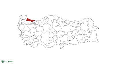 Türkiye haritasında İstanbul Thumbnail