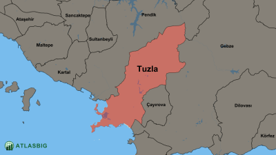 Tuzla ve Komşu İlçeler Haritası Thumbnail