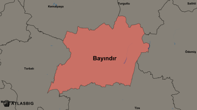 Bayındır ve Komşu İlçeler Haritası Thumbnail