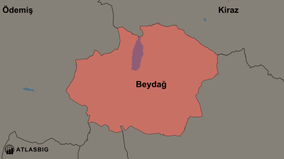 Beydağ ve Komşu İlçeler Haritası Thumbnail
