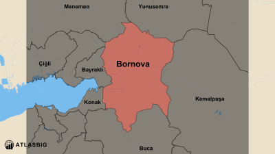 Bornova ve Komşu İlçeler Haritası Thumbnail