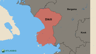 Dikili ve Komşu İlçeler Haritası Thumbnail