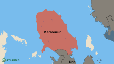 Karaburun ve Komşu İlçeler Haritası Thumbnail