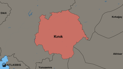 Kınık ve Komşu İlçeler Haritası Thumbnail