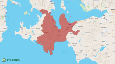 Urla, İzmir Haritası ve Nüfus İstatistikleri Thumbnail