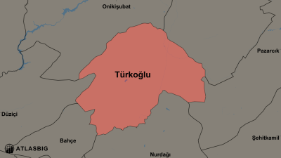 Türkoğlu ve Komşu İlçeler Haritası Thumbnail