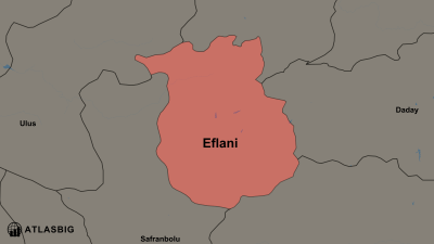 Eflani ve Komşu İlçeler Haritası Thumbnail