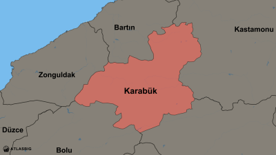 Karabük ve Komşu İller Haritası Thumbnail