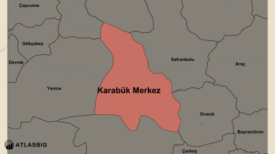 Karabük Merkez ve Komşu İlçeler Haritası Thumbnail