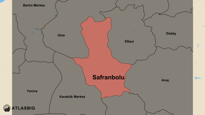 Safranbolu ve Komşu İlçeler Haritası Thumbnail