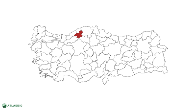 Türkiye haritasında Karabük Thumbnail