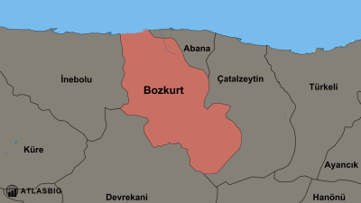 Bozkurt ve Komşu İlçeler Haritası Thumbnail