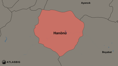 Hanönü ve Komşu İlçeler Haritası Thumbnail