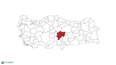 Türkiye haritasında Kayseri Thumbnail
