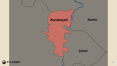Karakeçeli ve Komşu İlçeler Haritası Thumbnail