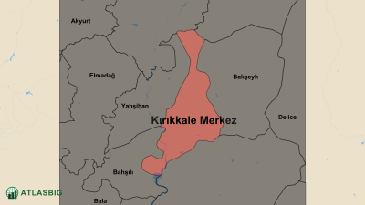 Kırıkkale Merkez ve Komşu İlçeler Haritası Thumbnail