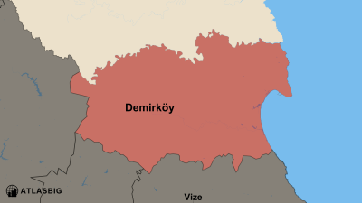 Demirköy ve Komşu İlçeler Haritası Thumbnail