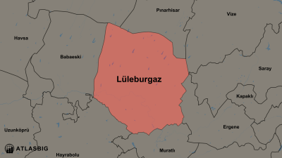 Lüleburgaz ve Komşu İlçeler Haritası Thumbnail