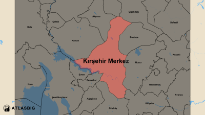Kırşehir Merkez ve Komşu İlçeler Haritası Thumbnail