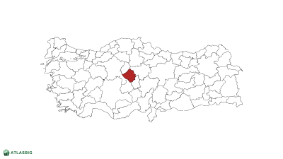 Türkiye haritasında Kırşehir Thumbnail