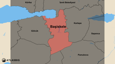 Başiskele ve Komşu İlçeler Haritası Thumbnail