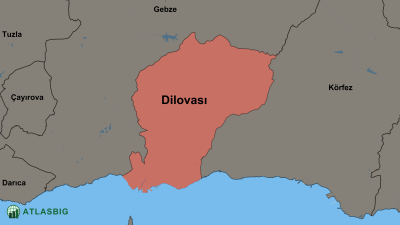 Dilovası ve Komşu İlçeler Haritası Thumbnail