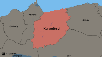 Karamürsel ve Komşu İlçeler Haritası Thumbnail