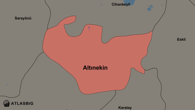 Altınekin ve Komşu İlçeler Haritası Thumbnail