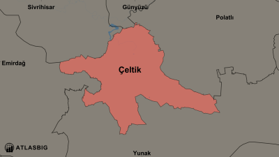 Çeltik ve Komşu İlçeler Haritası Thumbnail