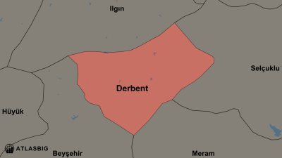 Derbent ve Komşu İlçeler Haritası Thumbnail