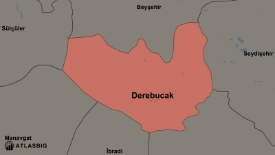 Derebucak ve Komşu İlçeler Haritası Thumbnail