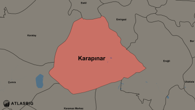 Karapınar ve Komşu İlçeler Haritası Thumbnail