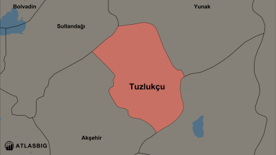 Tuzlukçu ve Komşu İlçeler Haritası Thumbnail