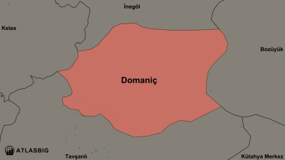 Domaniç ve Komşu İlçeler Haritası Thumbnail