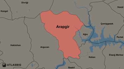 Arapgir ve Komşu İlçeler Haritası Thumbnail