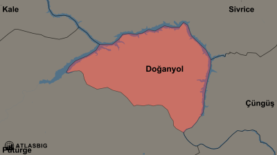 Doğanyol ve Komşu İlçeler Haritası Thumbnail