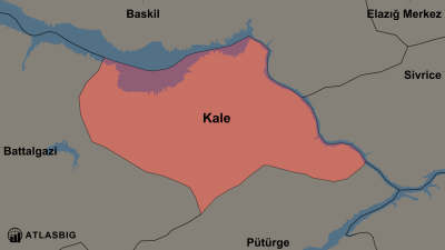 Kale ve Komşu İlçeler Haritası Thumbnail
