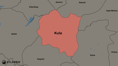 Kula ve Komşu İlçeler Haritası Thumbnail