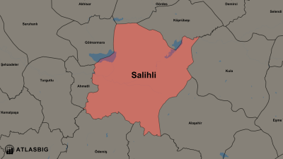 Salihli ve Komşu İlçeler Haritası Thumbnail