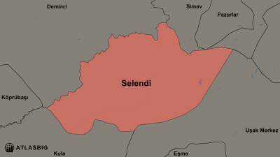 Selendi ve Komşu İlçeler Haritası Thumbnail