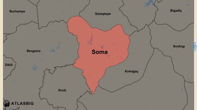 Soma ve Komşu İlçeler Haritası Thumbnail