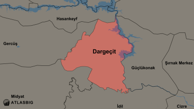 Dargeçit ve Komşu İlçeler Haritası Thumbnail