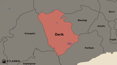 Derik ve Komşu İlçeler Haritası Thumbnail